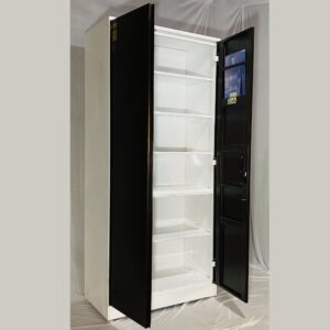 Alfa Office Cabinet (Wardrobe), White & Coffee, New Arrival 2023