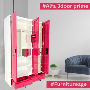 Alfa Almirah 3 door prime wardrobe